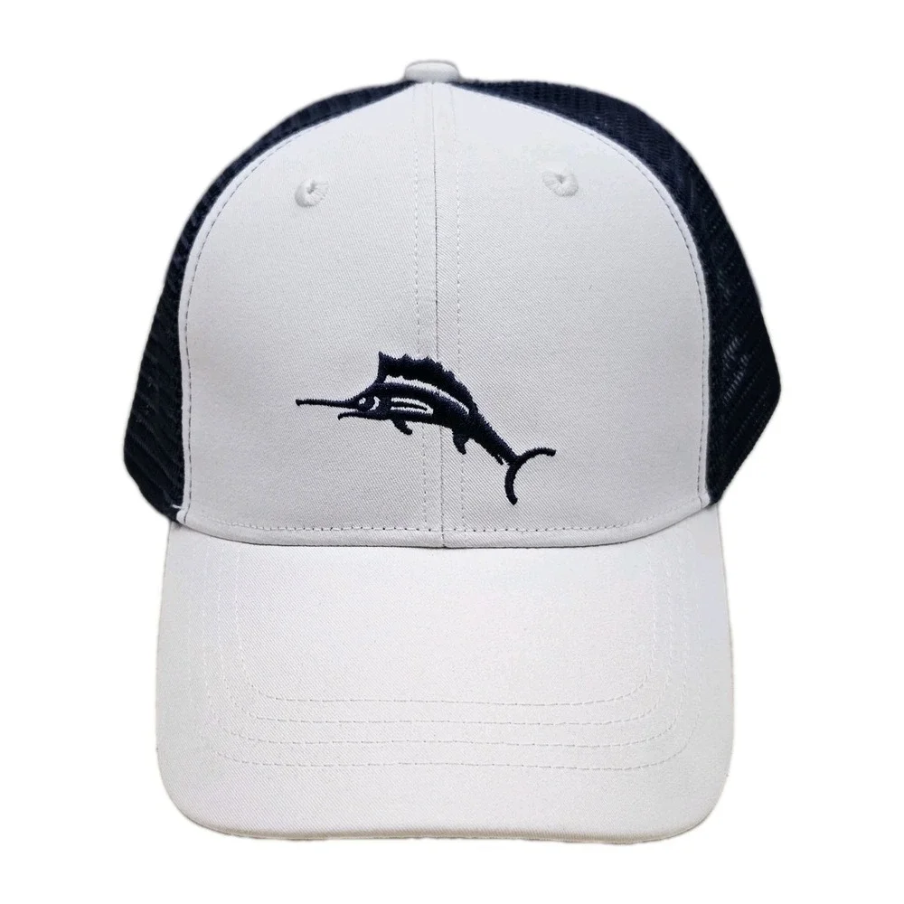 Tommy Bahama Island Life Trucker Hat Snapback‎ Marlin Logo Baja Margarita